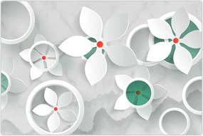 Tablou abstracției florale (90x60 cm)