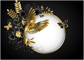 Tablou - Bile cu motive aurii (70x50 cm)