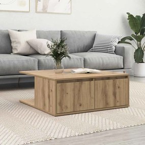 vidaXL Masă de cafea stejar artizanal 80 x 80 x 31 cm Lemn compozit