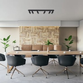 Spot VERTICAL 6xGU10/8W/230V negru