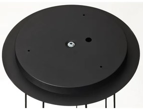 Lustră pe cablu Jupiter 2018 ALAS 7xGU10/10W/230V negru/auriu