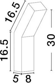 Aplica de perete ambientala din ghips RAGGIO