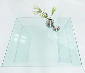 Masuta din sticla Fantome Trapez 70cm