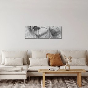 Tablou - Portretul lui Marilyn Monroe (cu ceas) (90x30 cm)