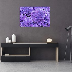 Tablou cu flori violete (90x60 cm)