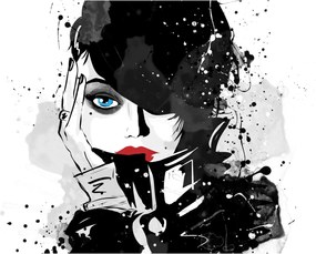 Tablou - Femeia misterioasă (70x50 cm)