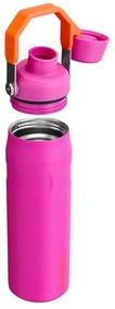 Sticlă termică roz din oțel inoxidabil 700 ml IceFlow™ Bottle Fast Flow Vilet Blossom – Stanley