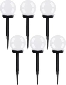 Set de lămpi solare de grădină - globuri - 6 buc.