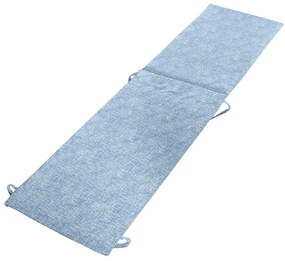 Perna sezlong Alcam, Midsummer, 195x50x3 cm, microfibra matlasata, blue jeans