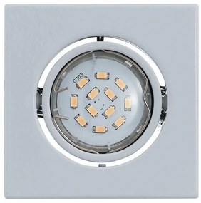 Set 3 spoturi, incastrabil pt. tavan fals, directionabil, dim. 9,5x9,5cm, LED Igoa 93245 EL