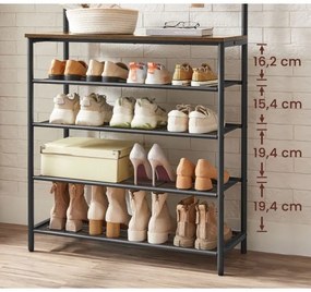 Cuier de podea NAVOR, maro/negru