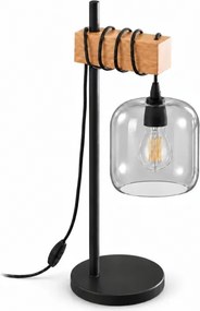 BRILAGI - Lampă de masă NUBILA 1xE27/40W/230V maro/negru/gri fumuriu