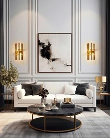 Aplica de perete design modern Gora auriu