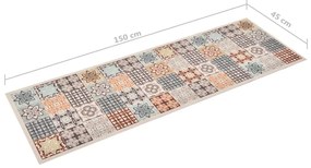 Covoras de bucatarie lavabil, 45x150 cm, model mozaic 1, mosaic colour, 45 x 150 cm