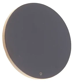 Aplică de perete de design gri 16,5 cm cu LED - Skyf