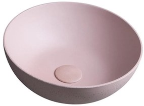 Sapho - Lavoar pentru blat FORMIGO Ø 39 cm beton/roz