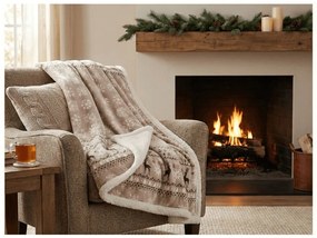 Patura din microplus BUFFALO NORDIC gri Dimensiune: 150 x 200 cm