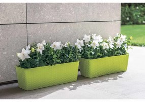 Jardiniera, Tortora, Vetro-Plus, 30x13x11 cm, plastic, maro