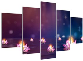 Tablou - Nuferi magici (150x105 cm)
