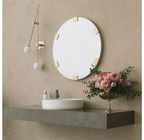 Oglindă decorativă Lalene (auriu) . 1093649