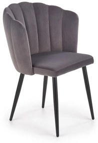 Scaun K386 velvet gri