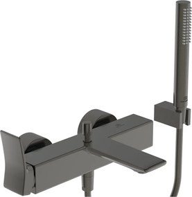 Baterie cada - dus Ideal Standard Atelier Conca gri Magnetic Grey cu set de dus