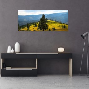 Tablou - Lunca de munte (120x50 cm)