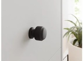 Set mobilier living Tezarta II (Alb + Negru) . 1105980
