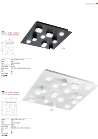Plafonieră LED PIXEL LED/48W/230V 3000K Redo 01-2016 45x45 cm alb