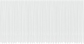 vidaXL Cortină din Dantelă cu perdele Alb 260 x 900 cm Poliester