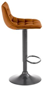 Scaun de bar H95 velvet cinnamon