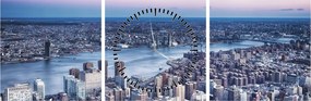 Tablou cu New York (cu ceas) (90x30 cm)