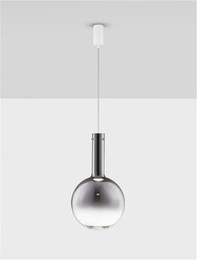 Pendul LED design decorativ NOSTOS Smokey Gray, NVL-9009222