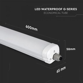 Corp de iluminat etans, 18W, lumina rece(6500K), 2160 lm, IP65, V-TAC