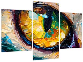 Tablou - Ochi de pisică Pictură (90x60 cm)