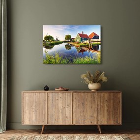 Tablou cu mori din Olanda (90x60 cm)