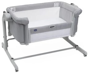 Pătuț pentru bebeluși Chicco 2v1 NEXT2ME MAGIC EVO gri deschis