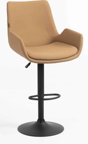 HR240W Scaun Carmel Piele Ecologica Premium Soft cu Bază Neagră