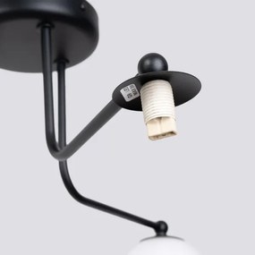 Lustră pe tijă Sollux SL.1662 ASTRAL 3xG9/8W/230V negru