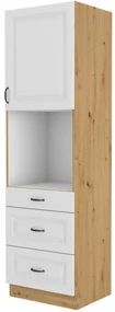 Dulap de bucătărie pentru alimente pentru cuptor Sheila 60 DPS 210 3S 1F (stejar artisan + grafit). 1040910