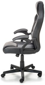 Scaun de birou Berkel negru/gri H117 cm