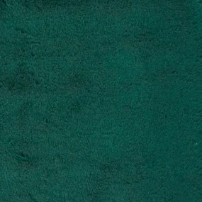 Covor Think Rugs Super Teddy, 80 x 150 cm, verde smarald