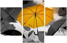 Tablou - Umbrelă galbenă (90x60 cm)