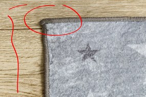 JUNIOR 51798.804 covor lavabil Stele pentru copii anti-alunecare - gri - SECUNDAR-COTATI PRODUSUL