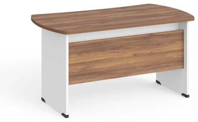 Masa de birou Manager 140 x 85 cm, nuca warmia / alb