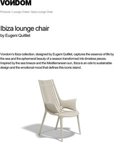 Set de 4 scaune de exterior / interior design modern premium IBIZA lounge 65039