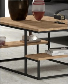 Măsuță de cafea Emelda, Nuc, 90x60x45 cm, 25075