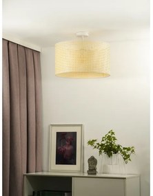 Lustră aplicată ROLLER Duolla RATTAN 1xE27/15W/230V d. 45 cm bej