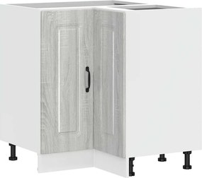 vidaXL Dulap de bază pentru colț de bucătărie „Kalmar” Sonoma gri Lemn