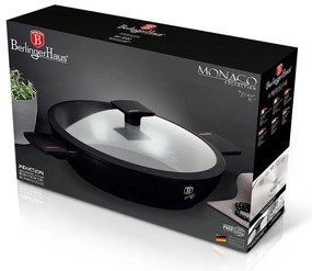 Cratiță cu capac 28 cm, 3.8 L Berlinger Haus BH 7090, Monaco Collection, cu strat de titan, pentru toate tipurile de plite
